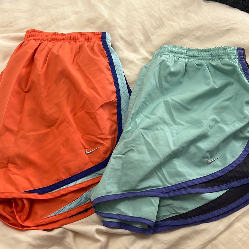 SET OF TWO NIKE RUNNING SHORTS